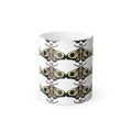 Color-Changing Moth Pattern Mug — 11oz Heat Reveal Coffee Cup