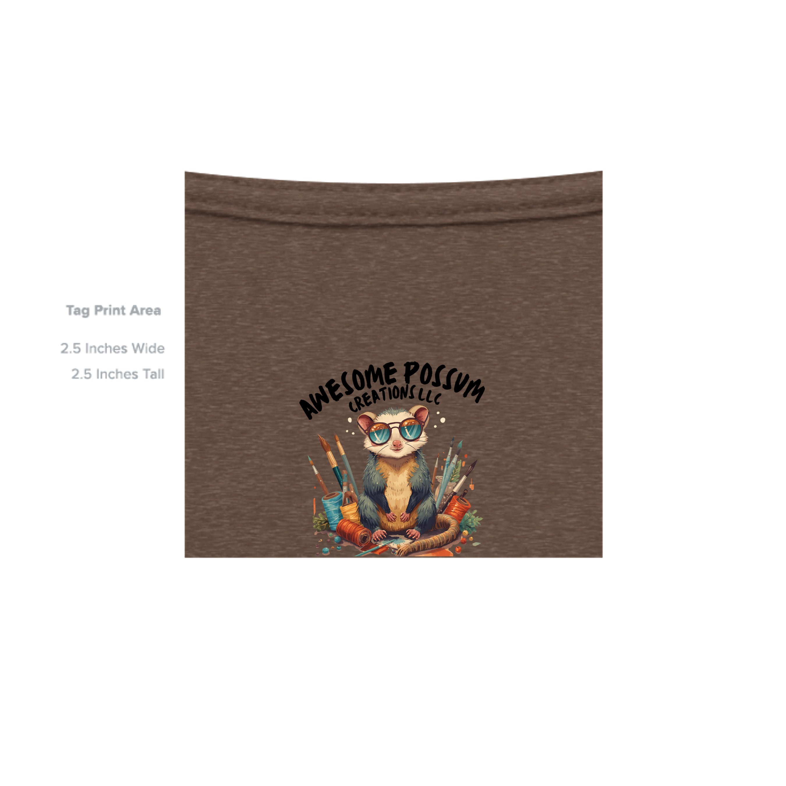 Heather Dark Chocolate Brown - PC54 - INSIDE_TAG_LINE