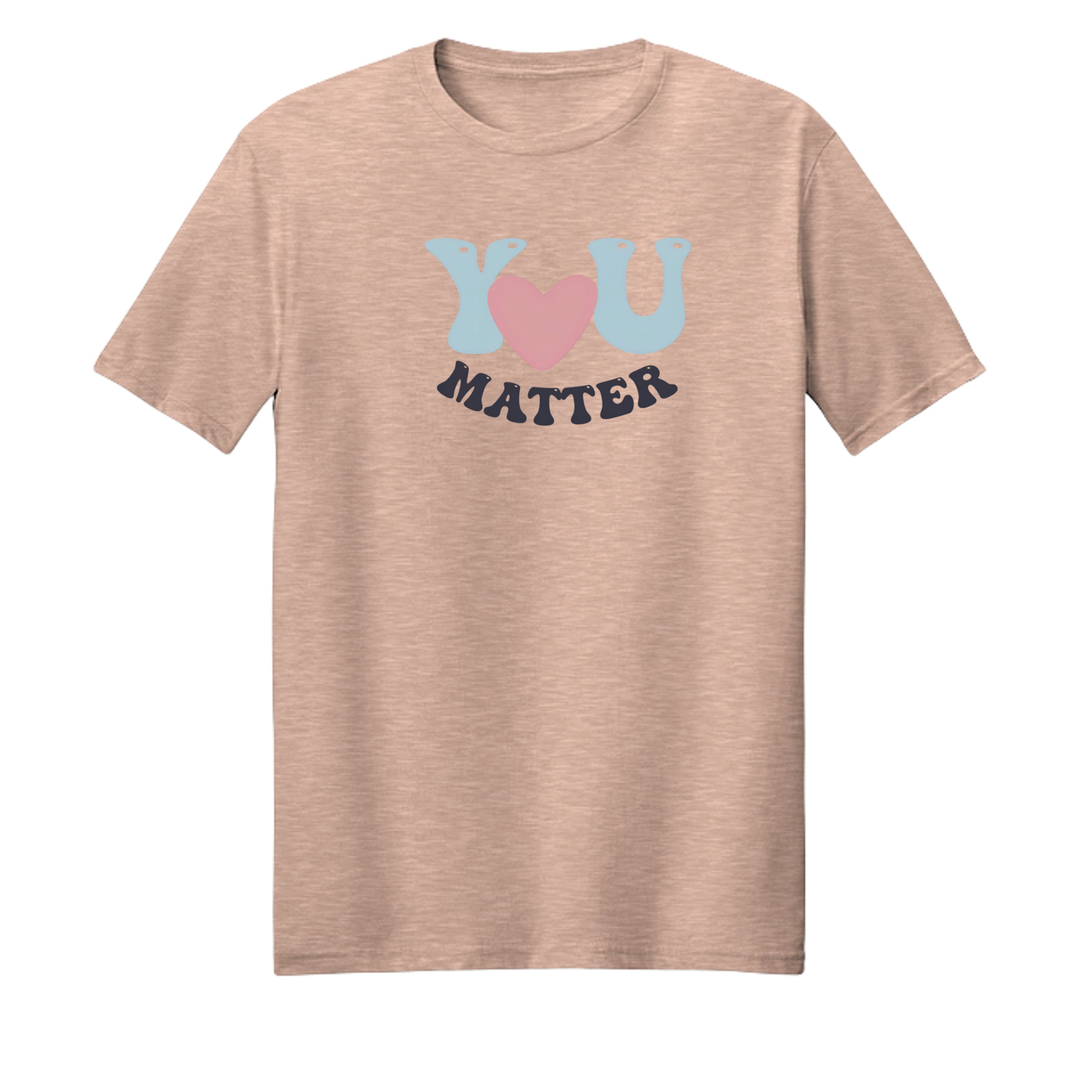 Heathered Dusty Peach - PC54 - FRONT