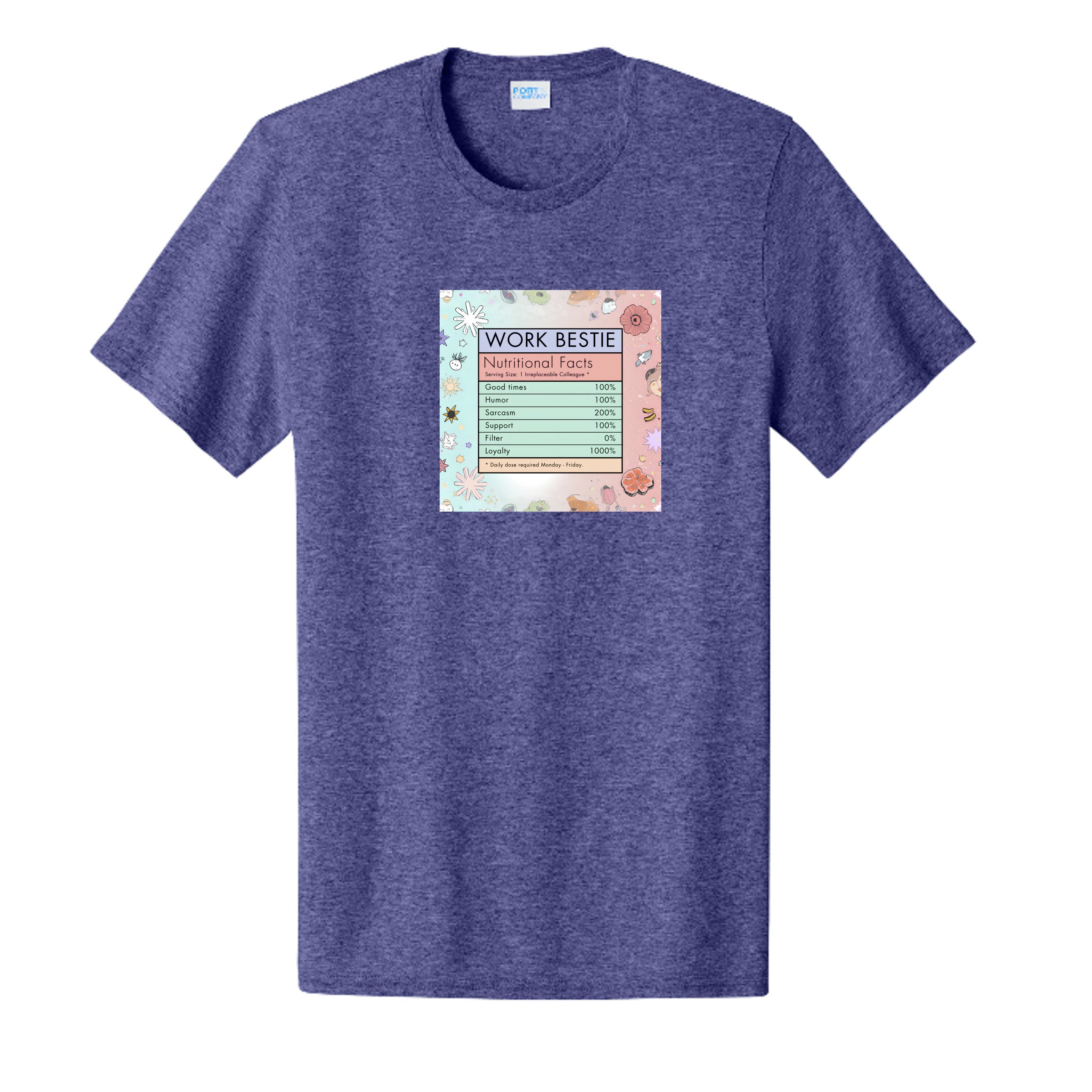 Heather Purple - PC43 - FRONT