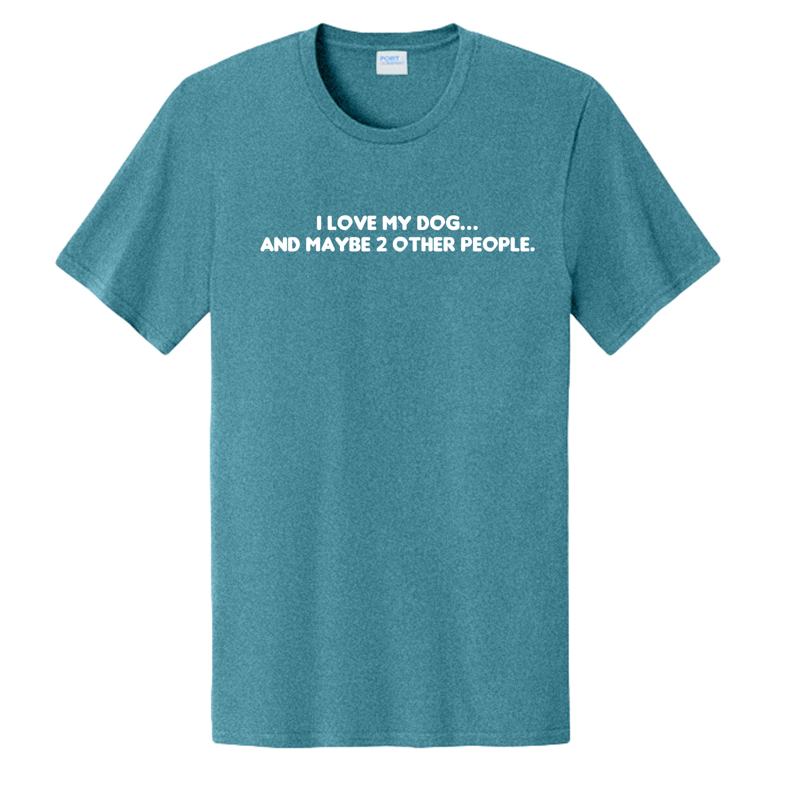 Vivid Teal Heather - PC43 - FRONT